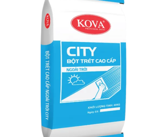 Bột trét tường ngoại thất Kova Wall Putty – 40 kg