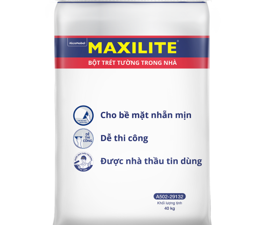 Bột trét tường nội thất Maxilite - 40 Kg