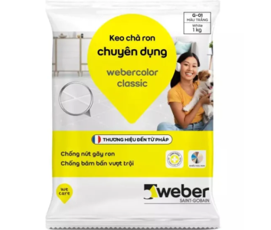 Keo chà ron chuyên dụng của webercolor classic