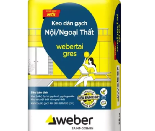 Keo dán gạch của webertai gres - Bao 20Kg