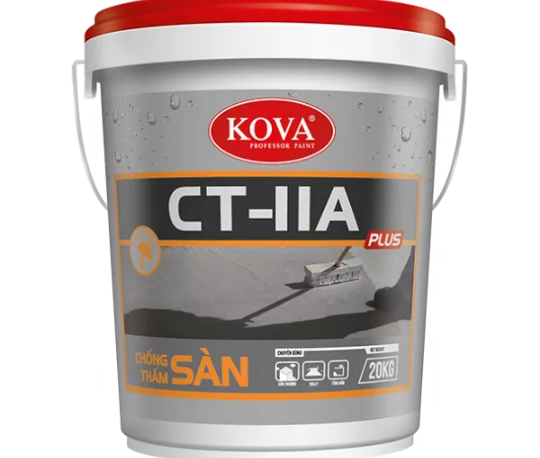 Sơn chống thấm pha xi măng KOVA CT 11A (Sàn) thùng 4Kg