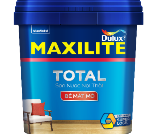Sơn nước trong nhà MAXILITE TOTAL 30C Bề mặt Mờ - 5L