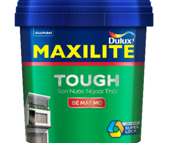Sơn nước ngoài trời MAXILITE TOUGH 28C bề mặt mờ - 5L