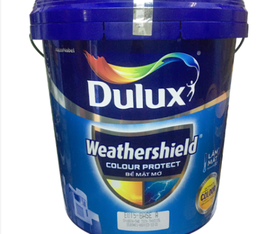 Sơn ngoại thất Dulux Weathershield Colour Protect bề mặt mờ E015 thùng