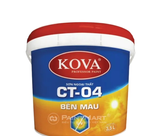 Sơn ngoại thất cao cấp KOVA CT-04 BỀN MÀU - lon 3.5L