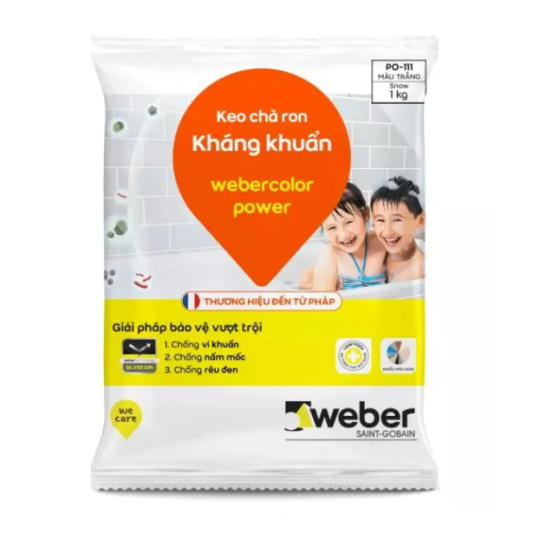 Keo chà ron kháng khuẩn của webercolor power