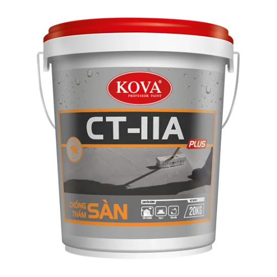 Sơn chống thấm pha xi măng KOVA CT 11A (Sàn) thùng 4Kg