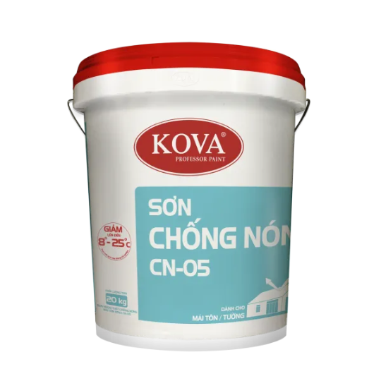 Sơn ngoại thất chống nóng mái tôn KOVA CN-05 thùng 20Kg