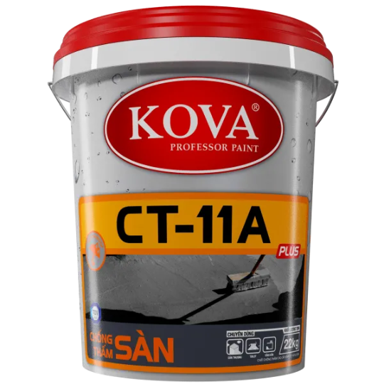 Sơn chống thấm pha xi măng KOVA CT 11A Sàn Thùng 22Kg