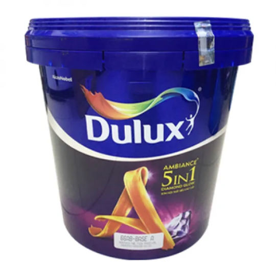 Sơn nội thất Dulux Ambiance 5 in 1 Pearl Glow bóng mờ 66A thùng 15L  Bảng màu sơn nội thất cao cấp Dulux Ambiance 5 int 1 (5 trong 1) Xem file Sơn nội thất Dulux Ambiance 5 in 1 Pearl Glow bóng mờ 66A thùng 15L