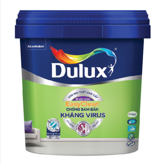 Sơn nội thất Dulux EasyClean Chống Bám Bẩn Kháng Virus - Bóng E017B lon 5L Bảng màu sơn nội thất Dulux chống bám bẩn kháng virus Xem file Sơn nội thất Dulux EasyClean Chống Bám Bẩn Kháng Virus - Bóng E017B lon 5L