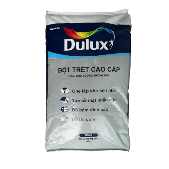 Bột trét tường cao cấp trong nhà DULUX B347 - 40kg